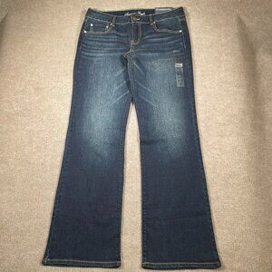 NWT Y2K American Eagle Denim Jeans Womens Size 14 Long